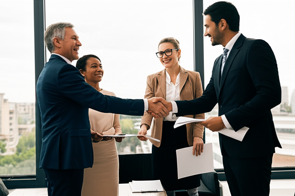 Счастливые клиенты LawPartner празднуют успешный возврат средств